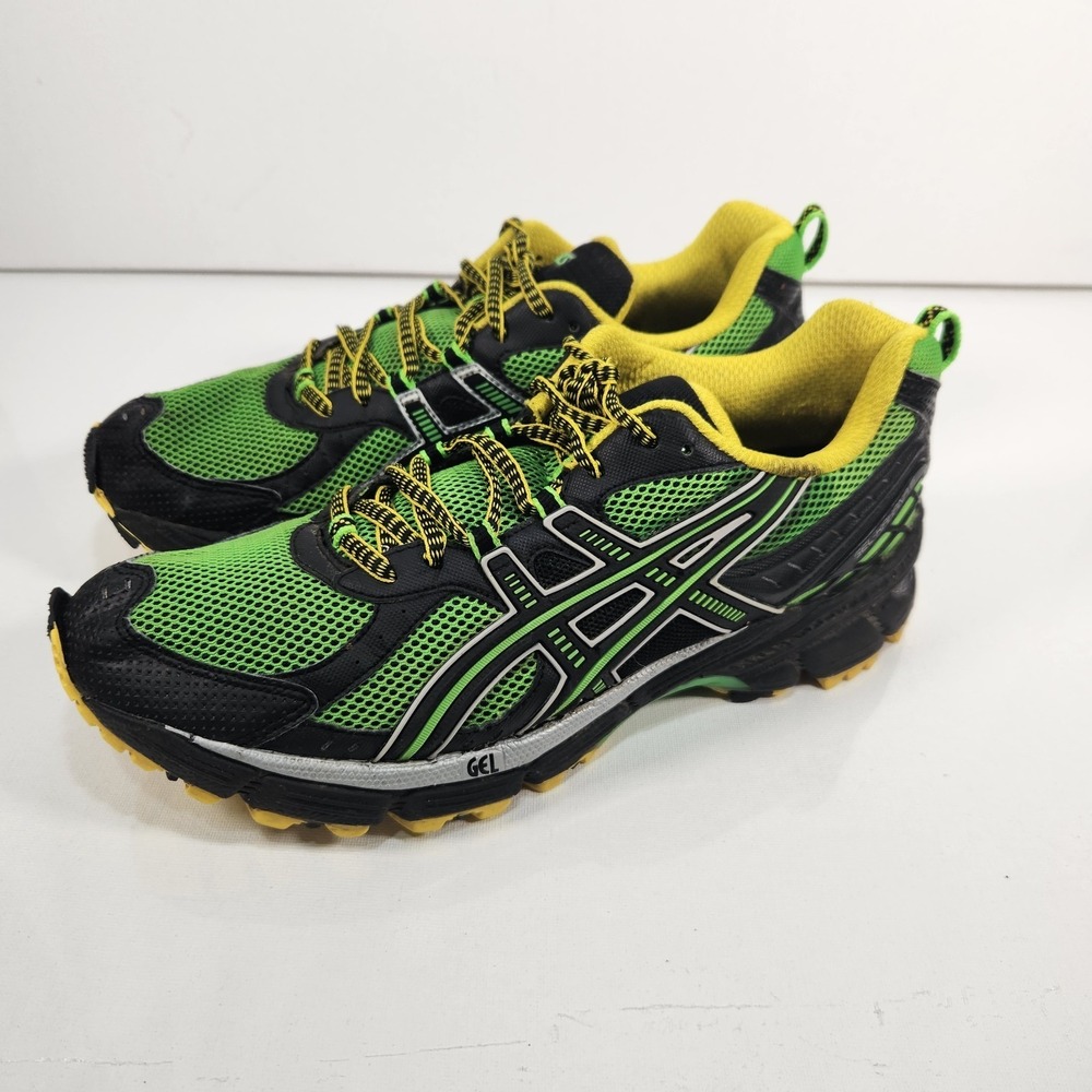 Asics Duomax Mens Sneakers Size 9.5 Green / Black